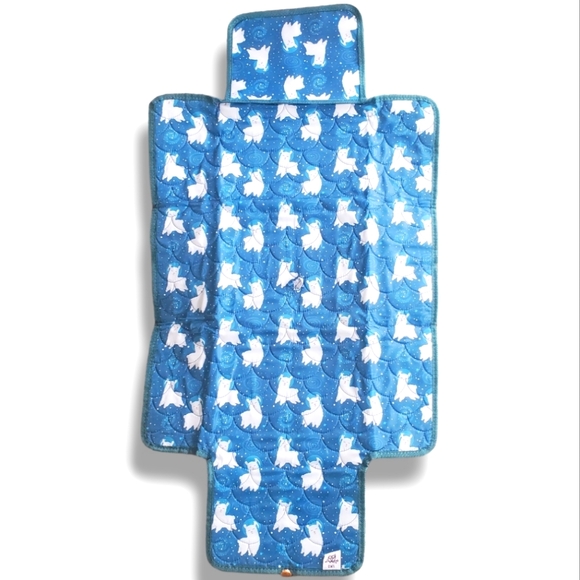 #BG O.W.L OWL Portable Changing Pad Baby Waterproof Diaper Changing Mat Lamb - Picture 5 of 8